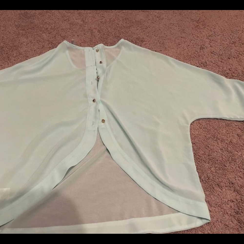 Moonlight 3/4 length see through blouse medium